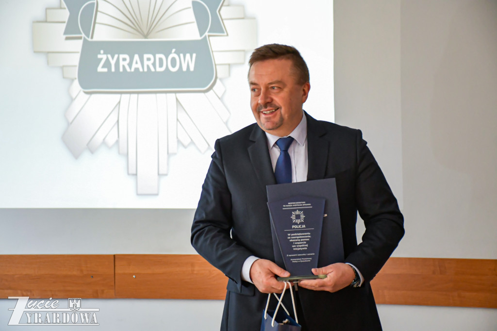 Roczna odprawa w KPP w Żyrardowie