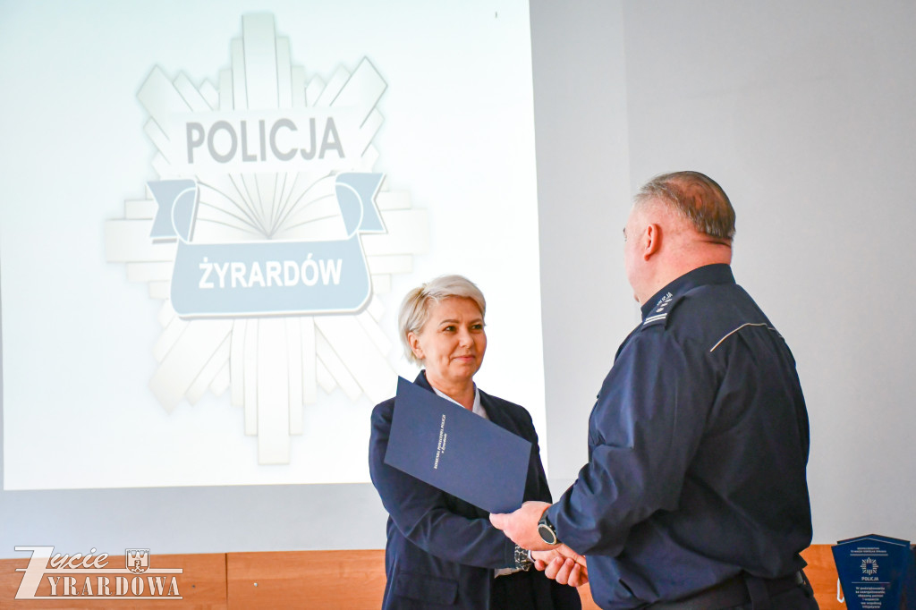 Roczna odprawa w KPP w Żyrardowie
