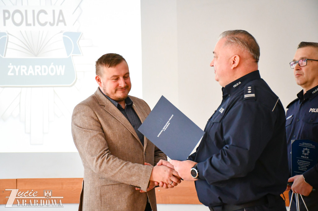 Roczna odprawa w KPP w Żyrardowie