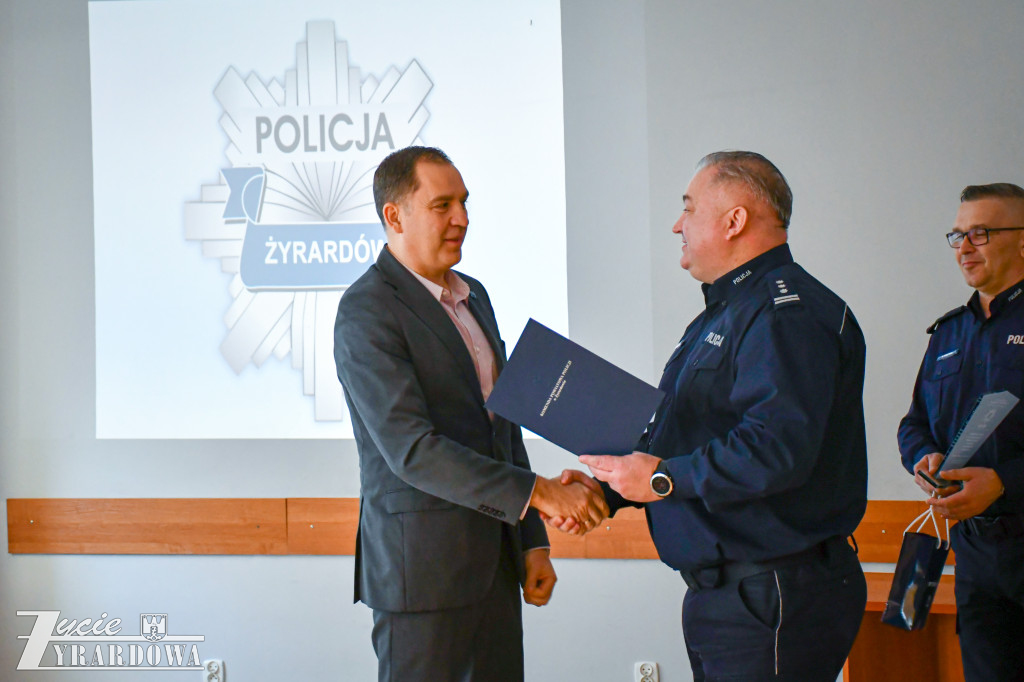 Roczna odprawa w KPP w Żyrardowie