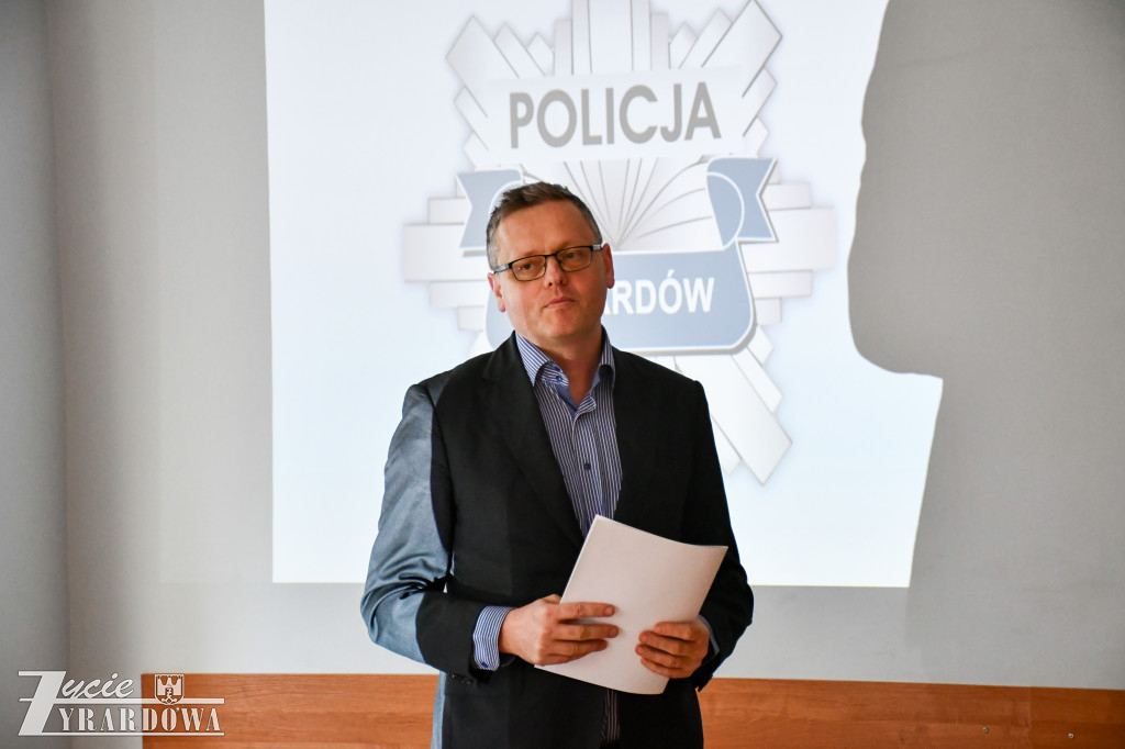 Roczna odprawa w KPP w Żyrardowie