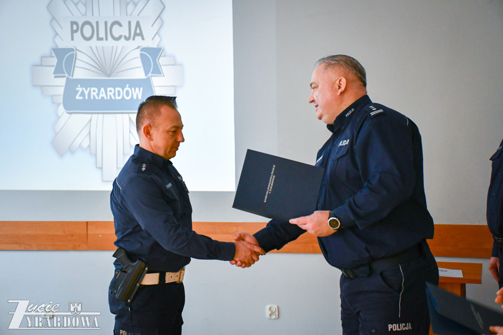 Roczna odprawa w KPP w Żyrardowie