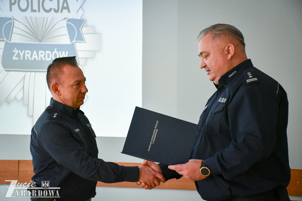 Roczna odprawa w KPP w Żyrardowie