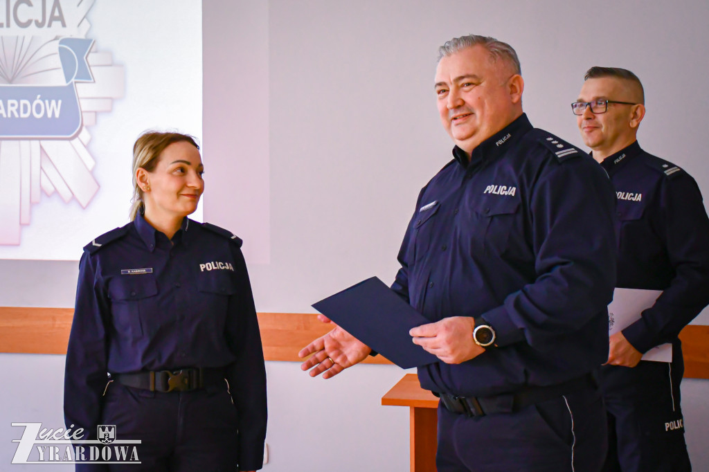 Roczna odprawa w KPP w Żyrardowie