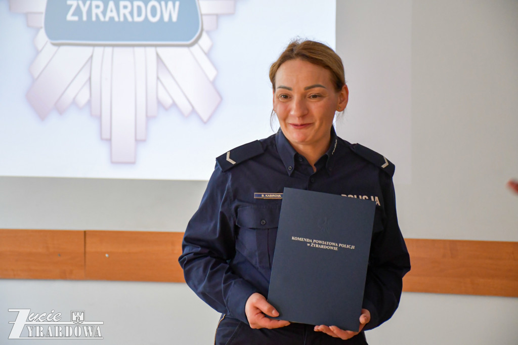 Roczna odprawa w KPP w Żyrardowie