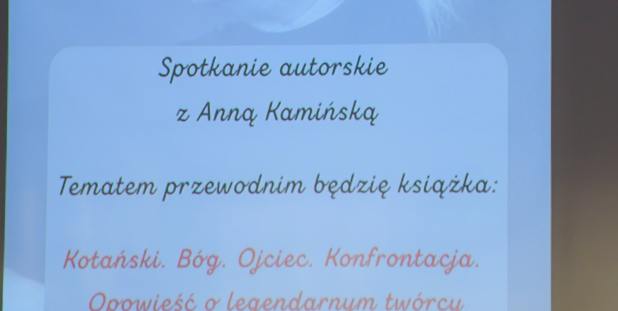 Z Anną Kamińską o uzależnieniach i Kotańskim