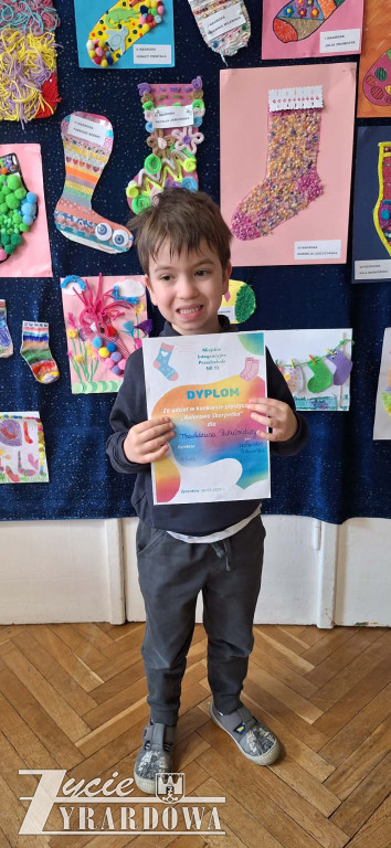 Kolorowa skarpetka w MIP nr 10