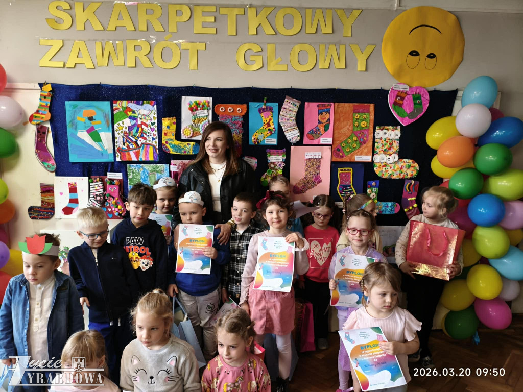 Kolorowa skarpetka w MIP nr 10