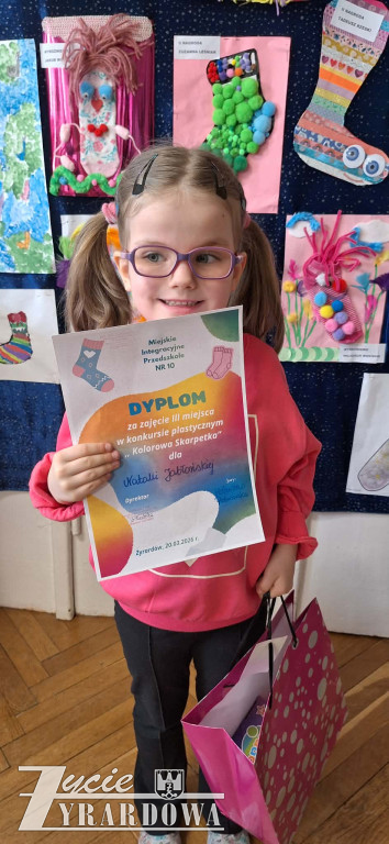 Kolorowa skarpetka w MIP nr 10