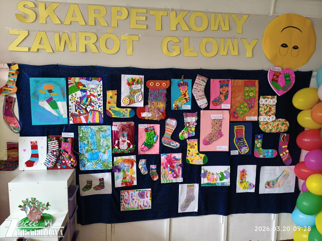 Kolorowa skarpetka w MIP nr 10