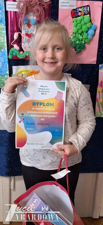 Kolorowa skarpetka w MIP nr 10