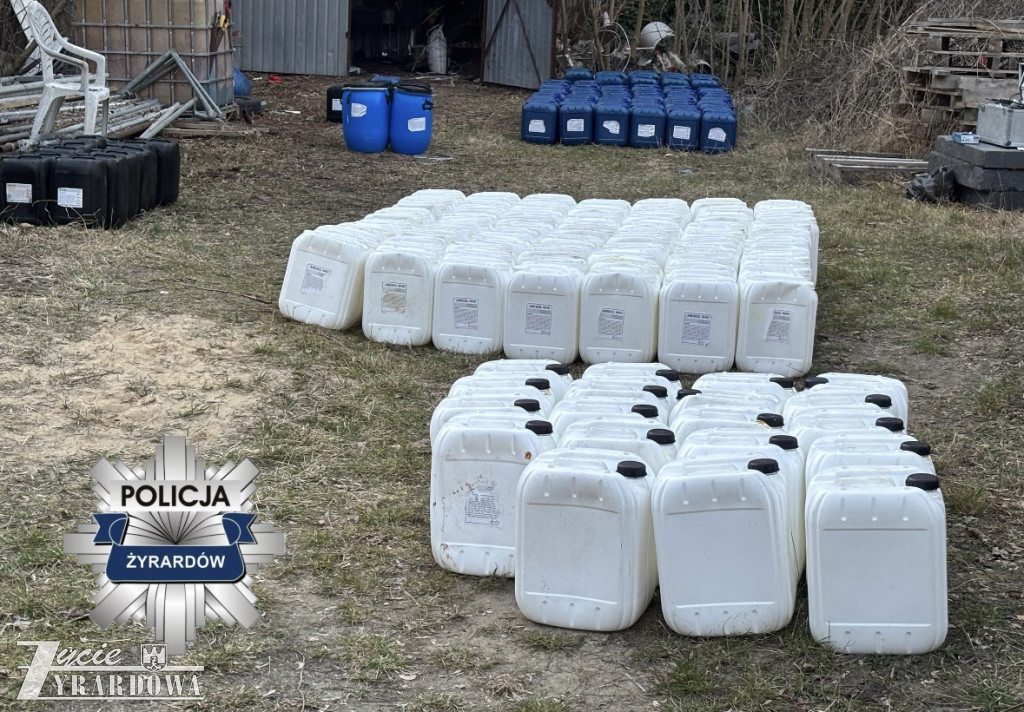 Policjanci zlikwidowali fabrykę narkotyków w Żyrardowie