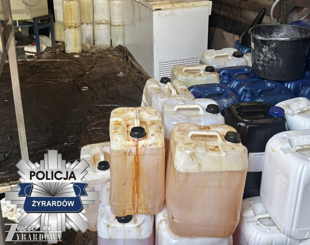 Policjanci zlikwidowali fabrykę narkotyków w Żyrardowie