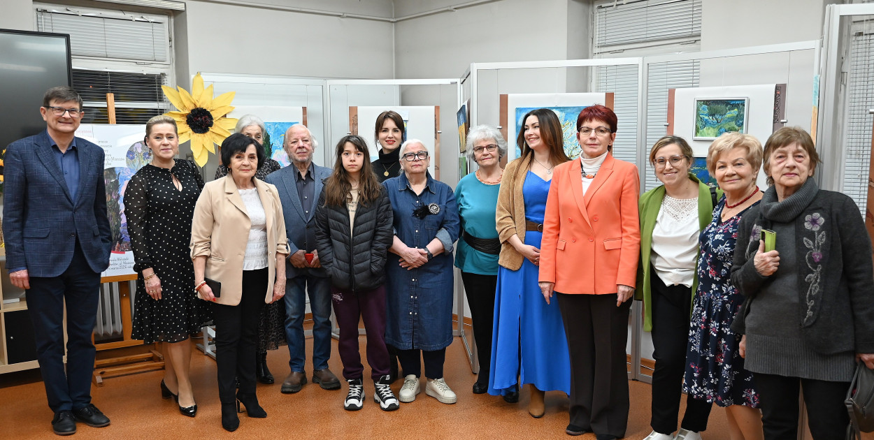 To był miły wieczór w atmosferze sztuki