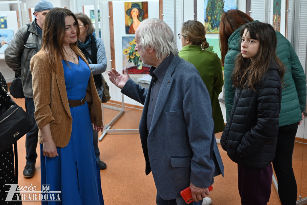 To był miły wieczór w atmosferze sztuki