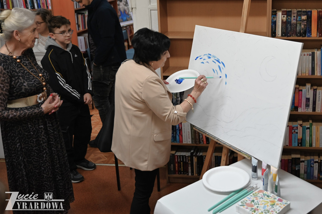 To był miły wieczór w atmosferze sztuki