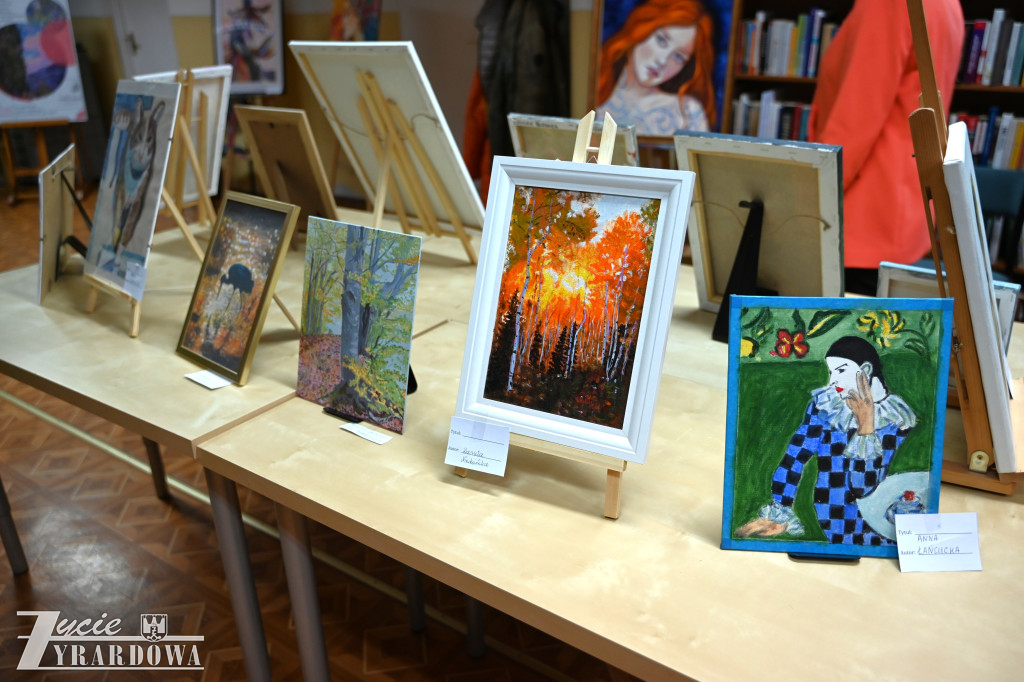 To był miły wieczór w atmosferze sztuki