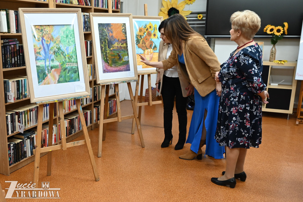 To był miły wieczór w atmosferze sztuki