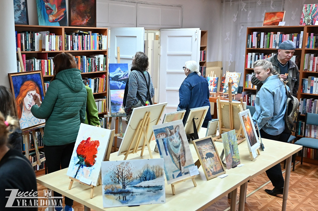 To był miły wieczór w atmosferze sztuki