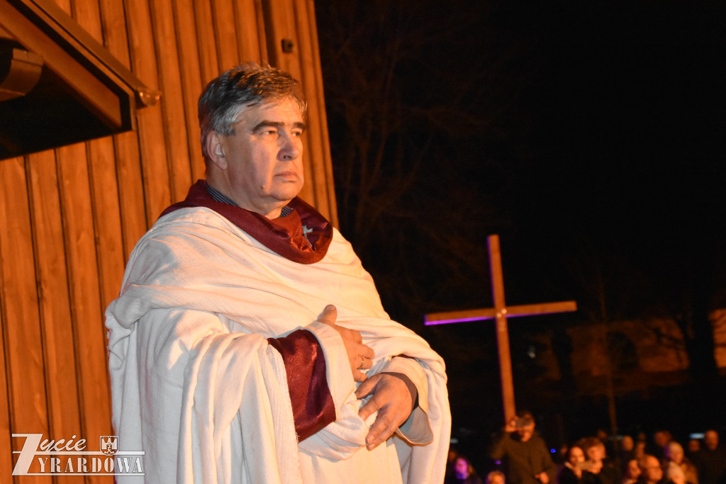 Przedstawiono żywe obraz z męki Pańskiej