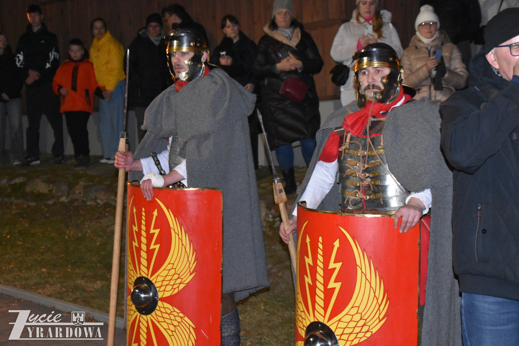 Przedstawiono żywe obraz z męki Pańskiej