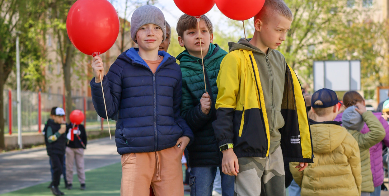 Dzień Ziemi na nowym placu zabaw w SP nr 3