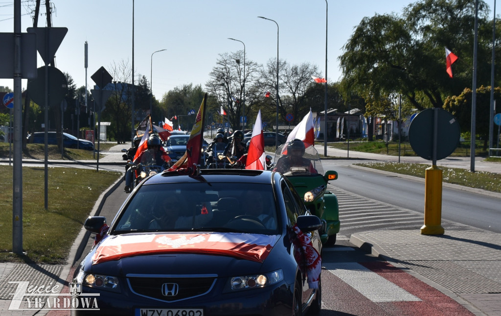 Świąteczny rajd z biało-czerwoną po Żyrardowie