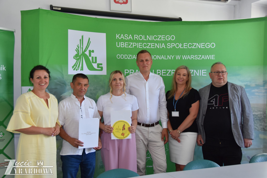 Monika i Paweł Łasica nagrodzeni za bezpieczne gospodarstwo