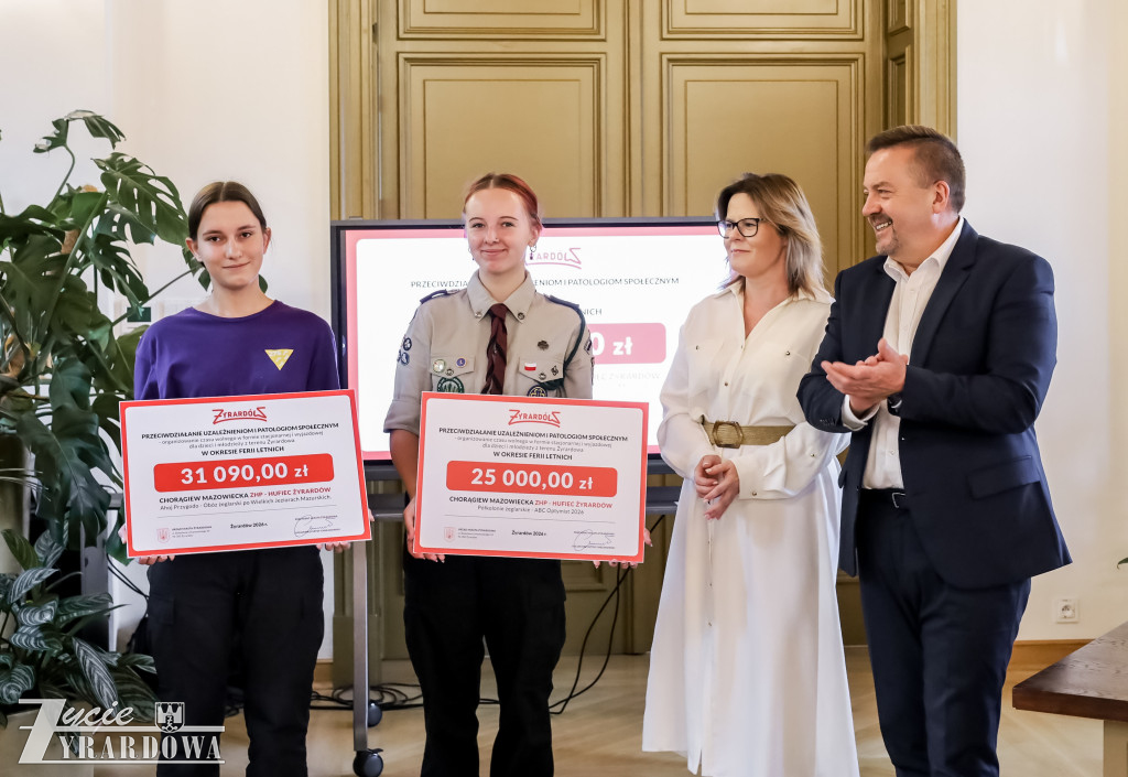 Organizacje odebrały dofinansowanie