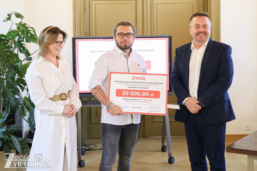 Organizacje odebrały dofinansowanie