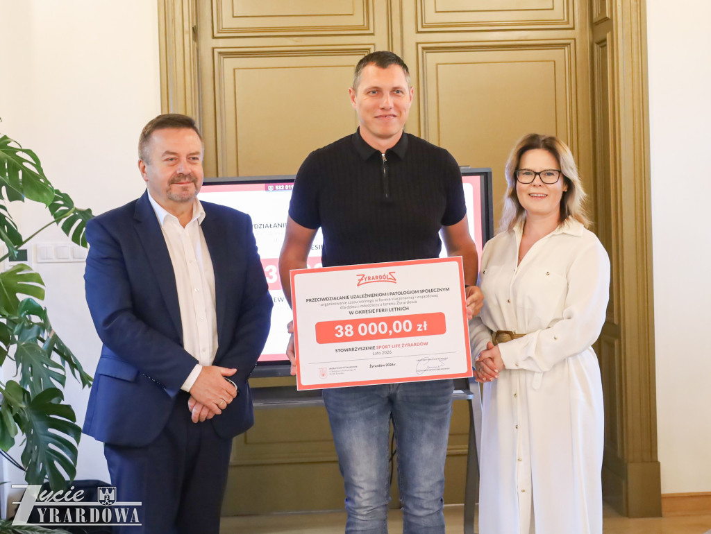 Organizacje odebrały dofinansowanie
