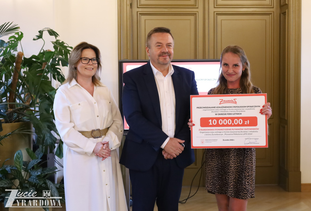 Organizacje odebrały dofinansowanie