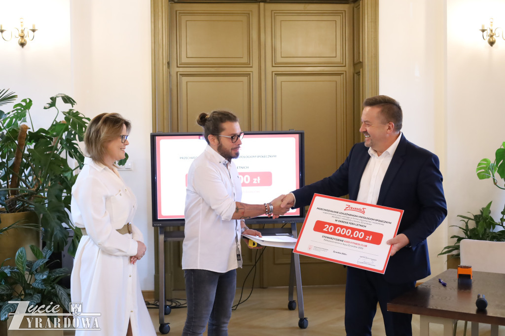 Organizacje odebrały dofinansowanie