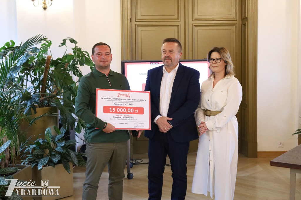 Organizacje odebrały dofinansowanie