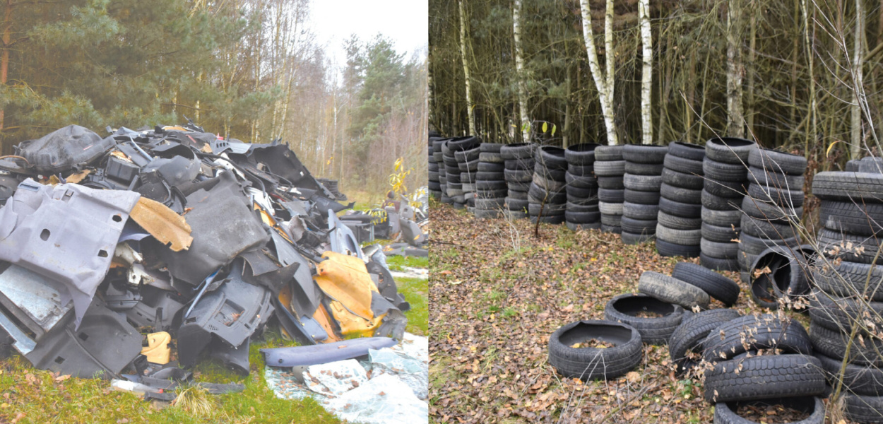 <strong>Dziesiątki ton niebezpiecznych odpadów w lesie</strong>