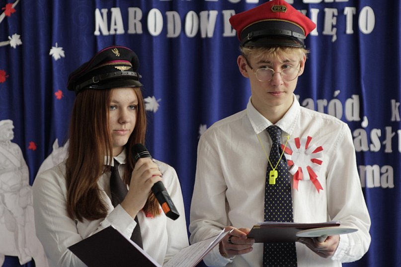 Lekcja patriotyzmu we Włókienniku