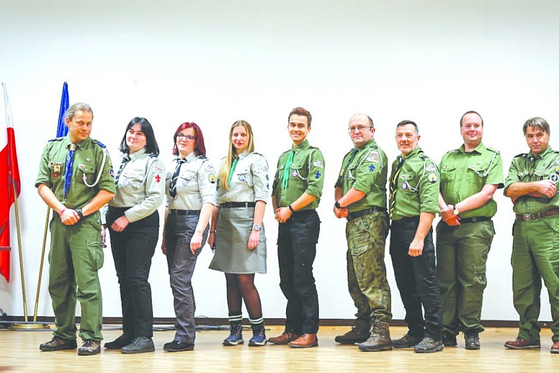 Nowi w  ZHP Jaktorów - komendant i władze