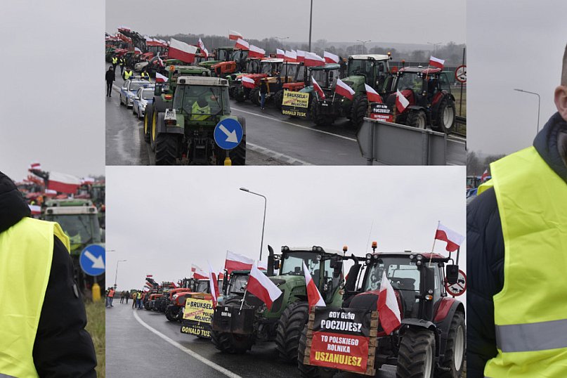Rolnicy na dwa dni zablokowali ronda "Wiskitki"