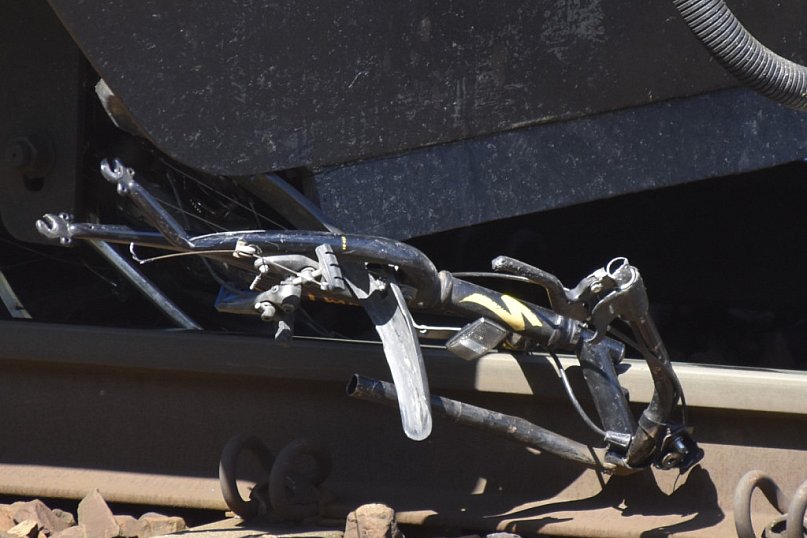 Nie ma ofiary - jest zmiażdżony rower