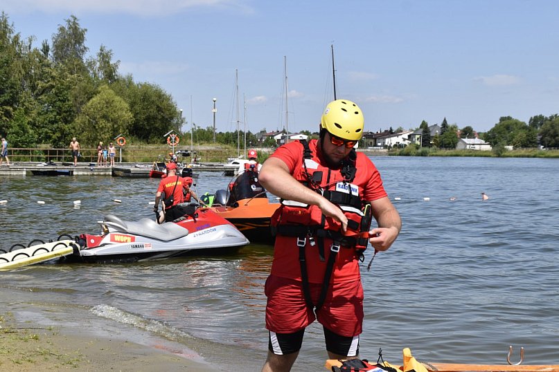 Dzień ratownika na Zalewem Żyrardowskim