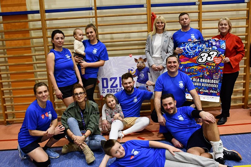 Pasjonaci siatkówki zagrali razem w WOŚP