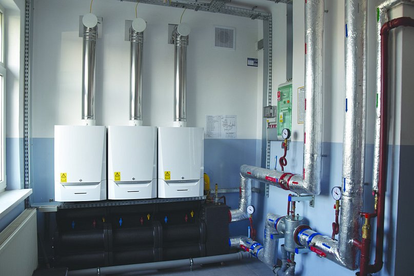 Otwarcie nowej szkolnej kotłowni w Korytowie A