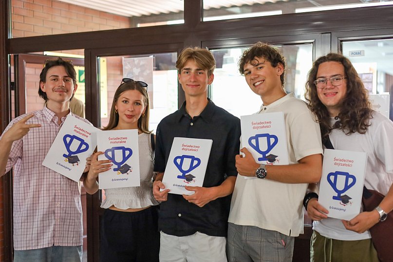 Świadectwa maturalne rozdane