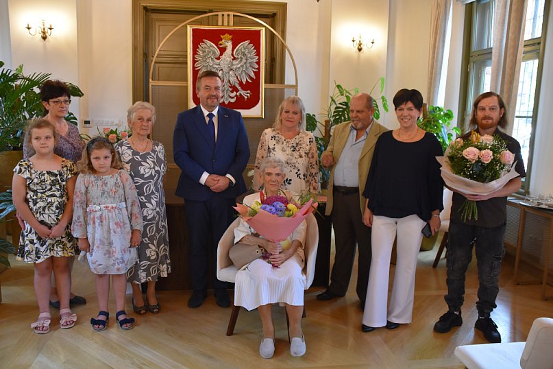 100. urodziny żyrardowianki Anny Piotrowskiej