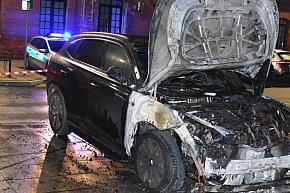 Pożar auta na parkingu Starostwa-3887