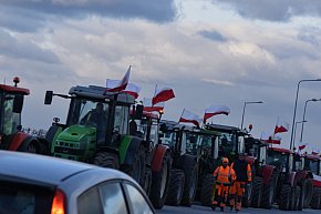 Rolnicy protestowali na obwodnicy Żyrardowa-4076
