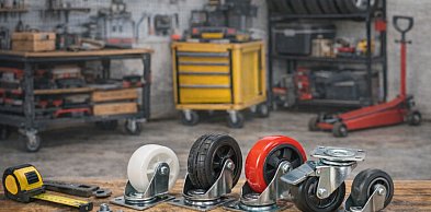 Jak wybrać koła do wózków warsztatowych w przydomowym garażu?