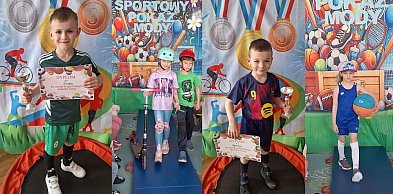 Sportowy pokaz mody w przedszkolu