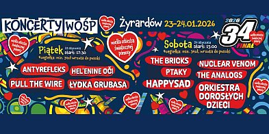 34. Finał WOŚP w Żyrardowie: koncerty, licytacje