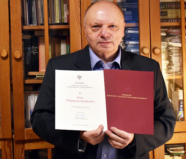 Zbigniew Kołaczek uhonorowany Nagrodą Ministra Kultury